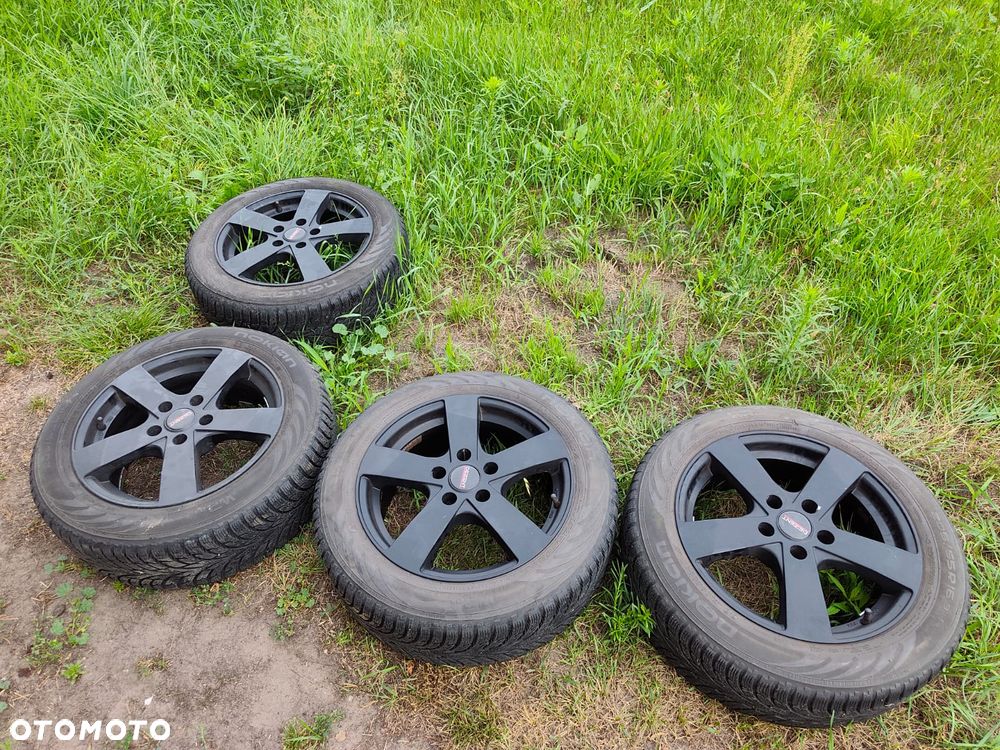 opony zimowe 205/55 r16 felgi borbet r16 et40 5x112 audi - 3