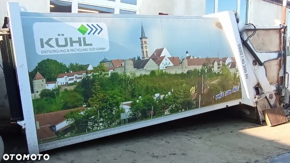 Zabudowa śmieciarki jednokomorowa Zoeller/ Faun 19 m3 110-1100L - 2