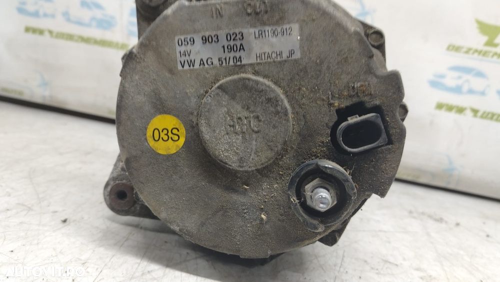 Alternator 3.0 v6 tdi CASA, CNRB 059903023 Volkswagen VW Touareg gene - 2