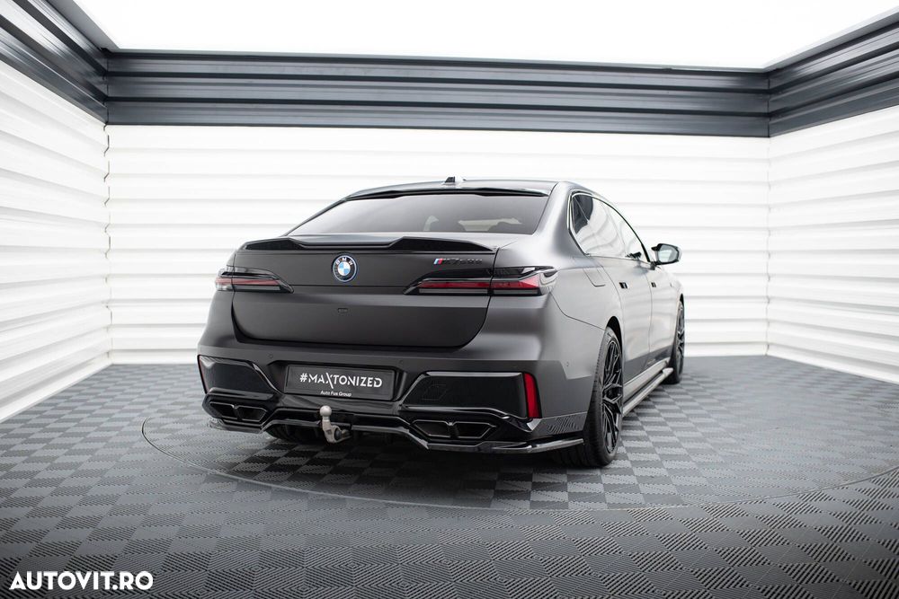 Prelungire Bara Spate compatibila cu BMW Seria 7 G70 M760 Maxton Design - 7
