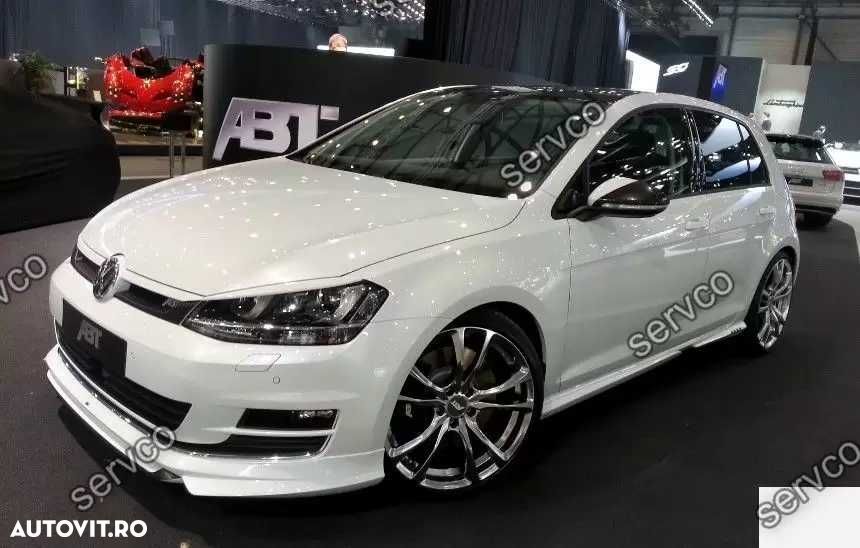 Prelungire spoiler tuning sport bara fata VW Golf 7 Mk7 ABT 2012-2016 ver2 - 11