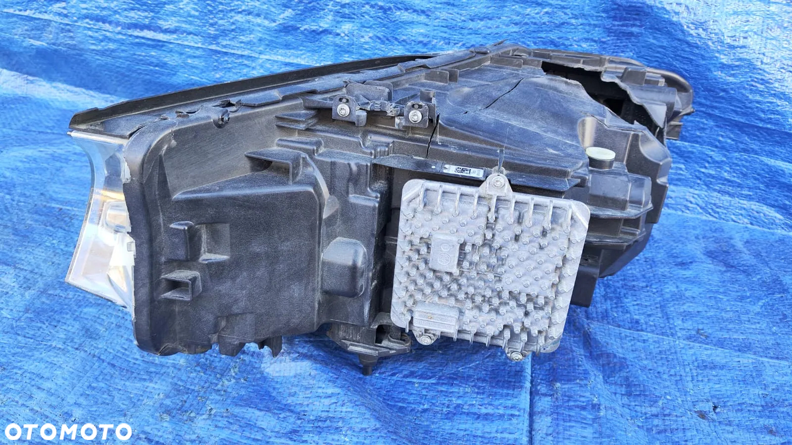 REFLEKTOR LAMPA PRAWY PRZÓD FULL LED DOŚWIETLENIE ZAKRĘTÓW 7439208 BMW 5 G30 G31 USA - 6
