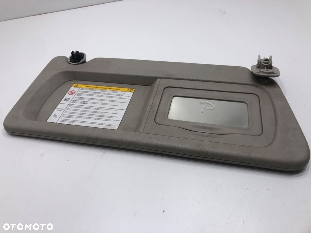 OSŁONA PRZECIWSŁONECZNA PRAWY  DACIA DOKKER nadwozie wielkoprzestrzenne (MPV) (KE_) 2012 - 2022 - 2