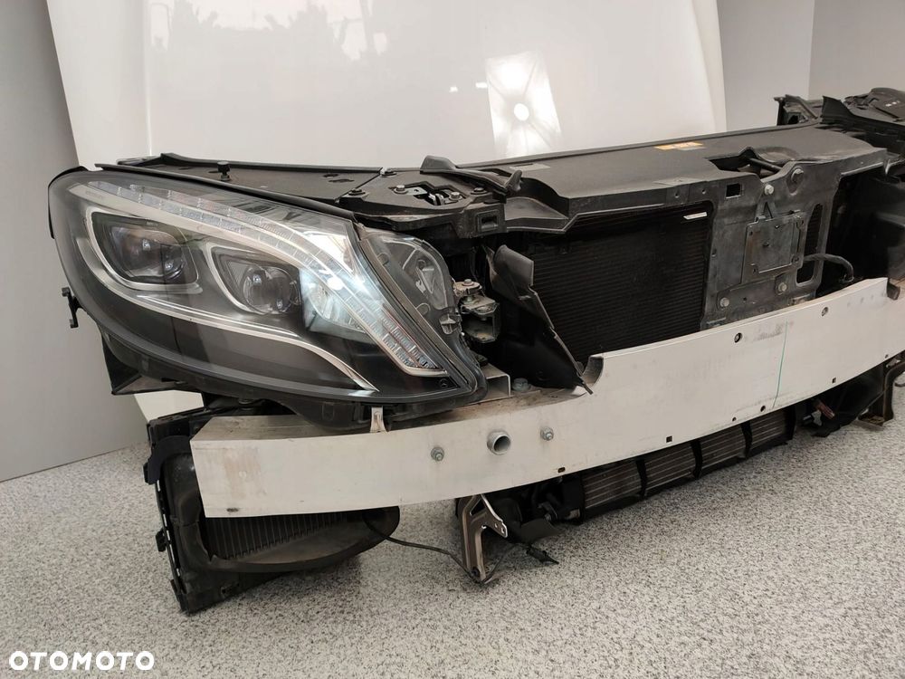 MERCEDES W222 AMG PRZÓD ZDERZAK PAS LAMPY MASKA - 8