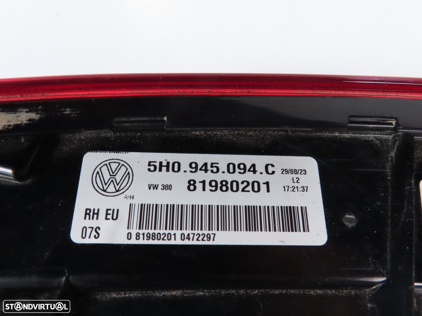 Farolim da mala LED Direito/Trás Usado / Original VW VW Golf VIII Hatchback (CD1... - 4