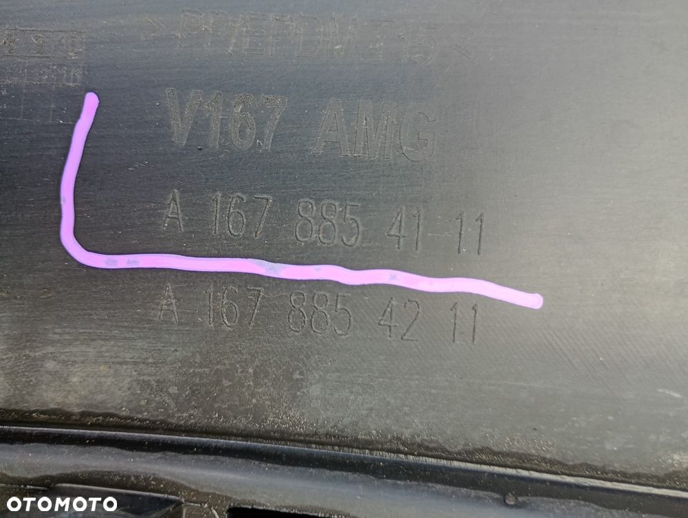 Zderzak tył Mercedes GLE W167 A1678854111 S30138799 - 5