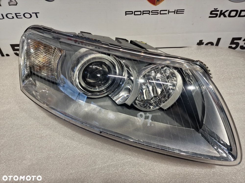 AUDI A6 C6 4F0 04- PRAWA LAMPA PRZEDNIA PRZÓD , BI-XENON BIXENON NIESKRĘTNY NIESKRĘTNA , NR 4F0941004 / 4F0941004AK , NR AUKCJI LPP97 - 1