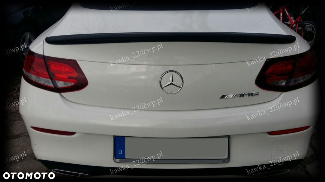 MERCEDES W205 COUPE SPOILER LOTKA NA KLAPĘ PODKŁAD - 9