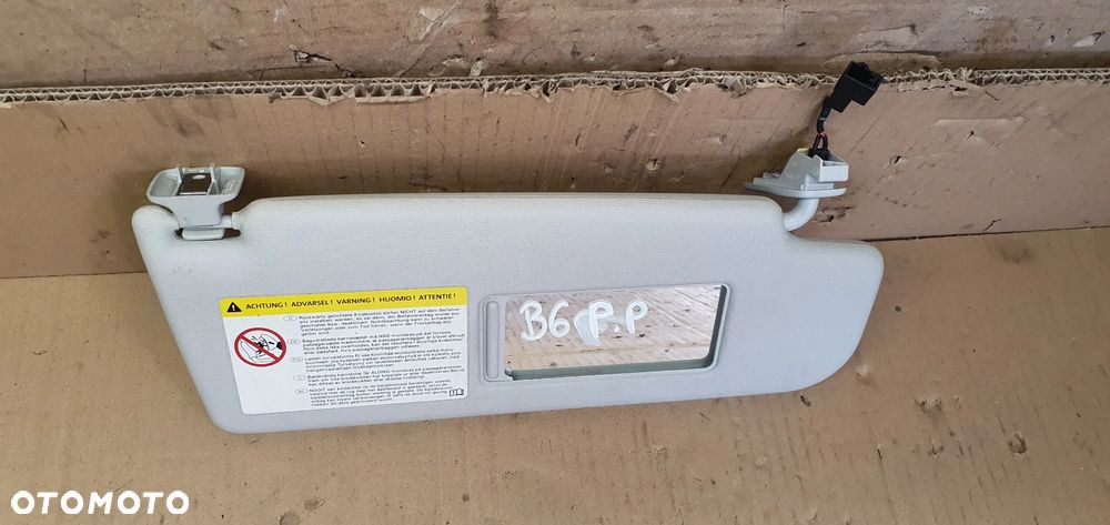 Osłona przeciwsłoneczna prawa pasażera VW Passat B6 3C0857552AB - 2