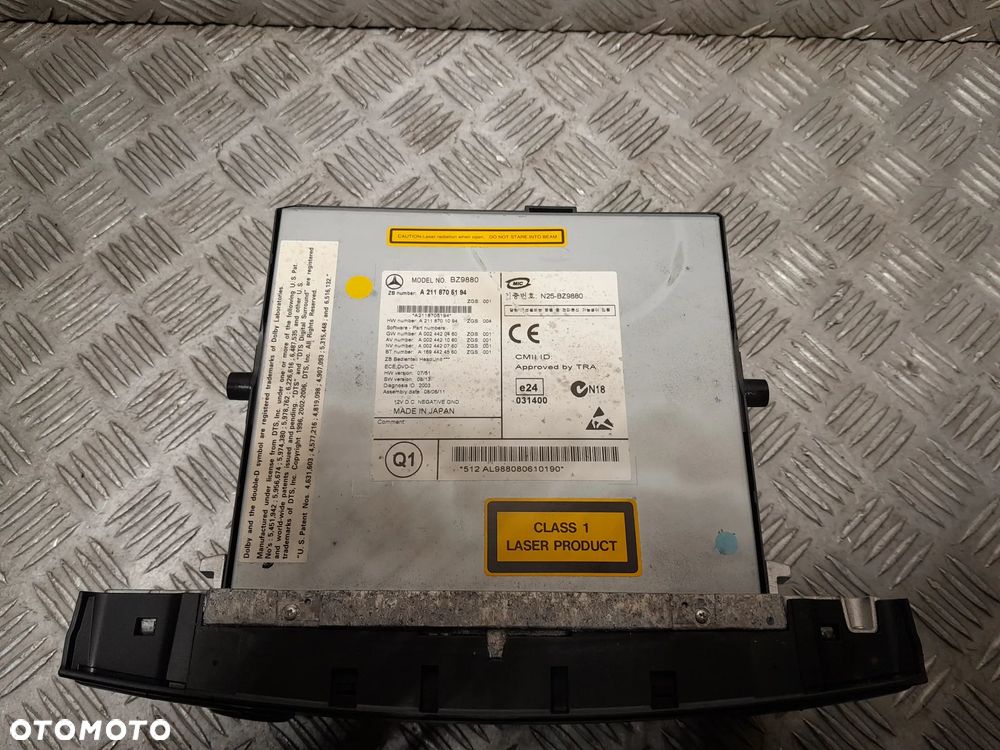 MERCEDES CLS W219 RADIO NAWIGACJA A2118705194 - 5