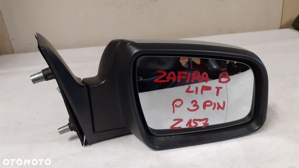 LUSTERKO ELEKTRYCZNE PRAWE OPEL ZAFIRA B LIFT DUŻE 3PIN Z157 - 2