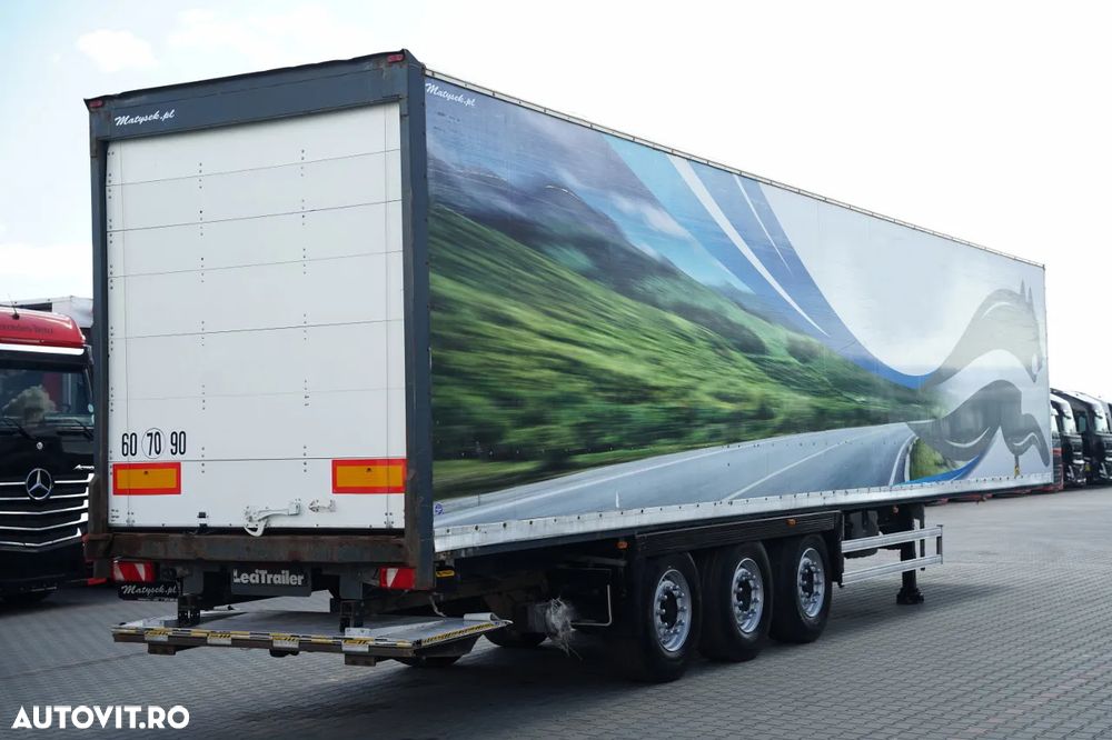 LeciTrailer CONTAINER / ELEVATOR PALFINGER 2.500 KG / AXĂ RIDICATĂ / OBLOANĂ RULANTĂ - 5