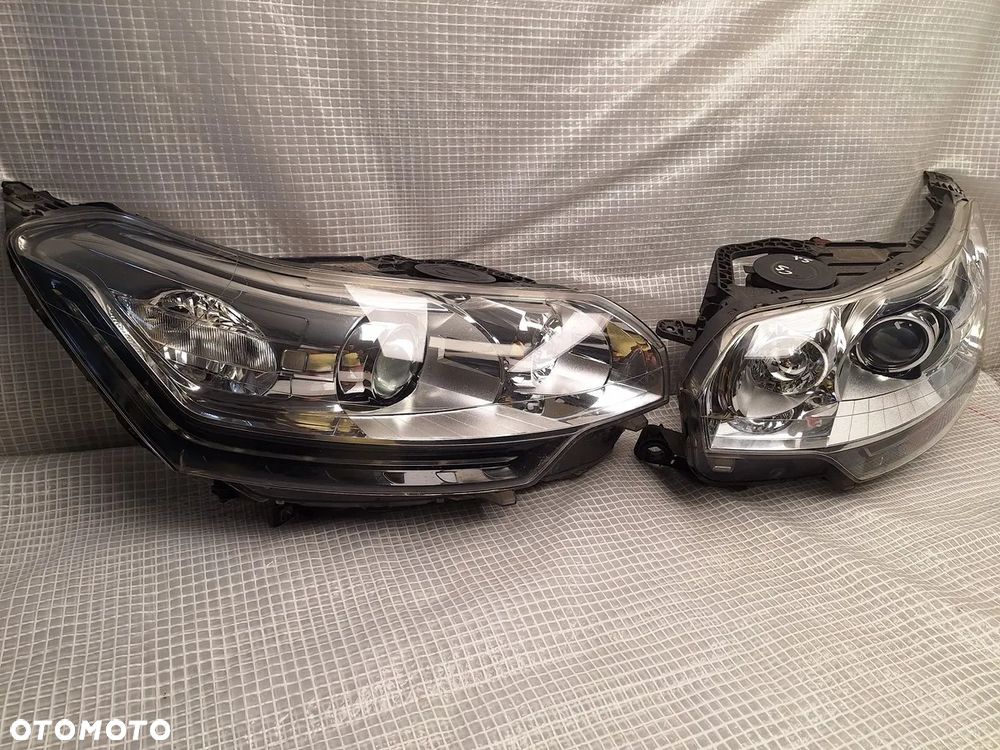 citroen c5 III x7 lift 2011-2017 lampa przod prawa xenon prawy led 9674869880 orginal demontaz europa - 8
