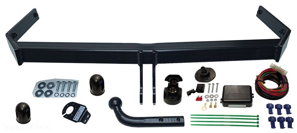 VW VOL;KSWAGEN GOLF 5 V 6 VI + PLUS hatchback HAK HOLOWNICZY + MODUŁ + WIĄZKA + GNIAZDO 7 PIN/13 - 5