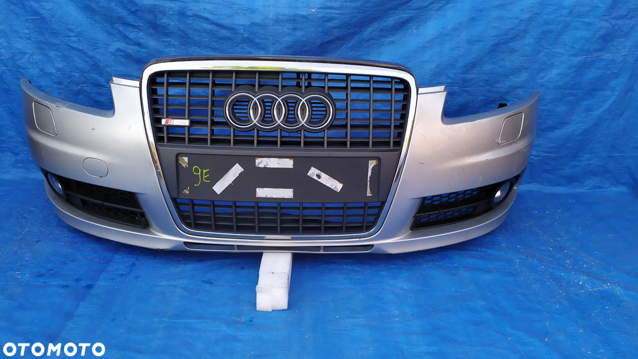 Zderzak przód przedni kompletny AUDI A6 C6 SLINE S-LINE  SPRYSKI XENON wysyłka - 2