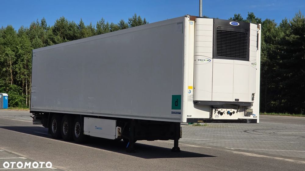 Krone CHŁODNIA / OŚ PODNOSZONA / PALECIARA / 4 RYGLE / AGREGAT CARRIER VECTOR 1550 / ELEKTRYK / DRUKARKA - 12