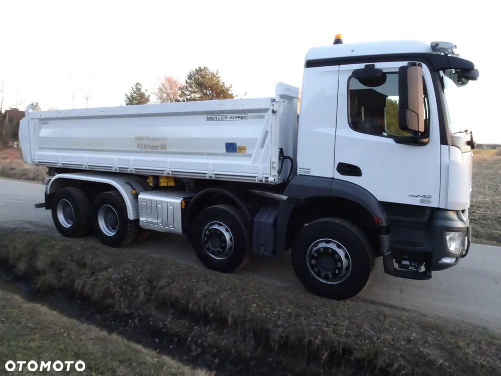 Mercedes-Benz Arocs 3246 Hydroburta Meiller Kipper 8x4 idealny stan - 6
