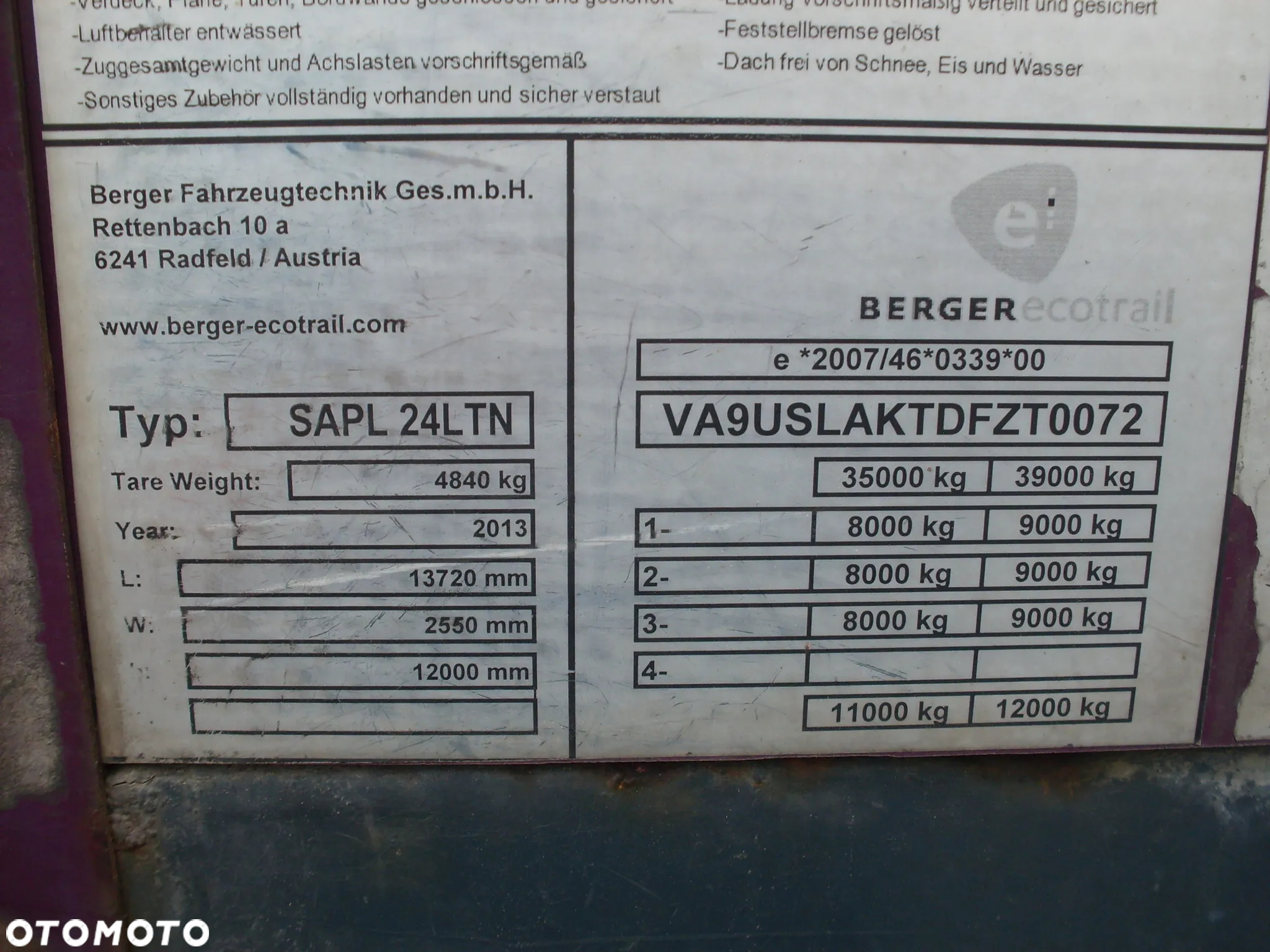 Berger SAPL 24 - 8