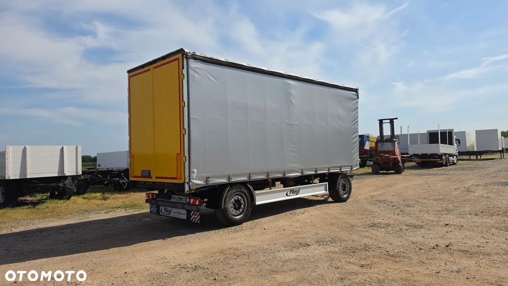 Fliegl 37.500zł netto PRZYCZEPA 7,30x2.70m FIRANKA 2019 rok ST.BDB MOŻLIWOŚĆ TRANSPORTU - 3