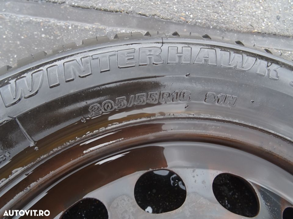 Vand Jante Tabla cu Cauciucuri M+S Volkswagen Passat 205/55 R16 din 2007 - 5