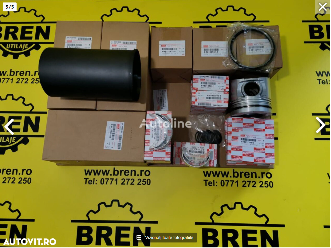 Piston ISUZU (6HK1) pentru excavator ISUZU 6HK1 nou - 4