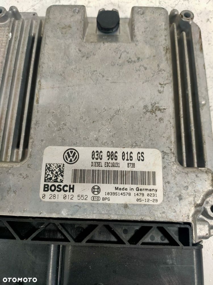 sterownik silnika 03g906016gs skoda superb 1.9tdi - 2