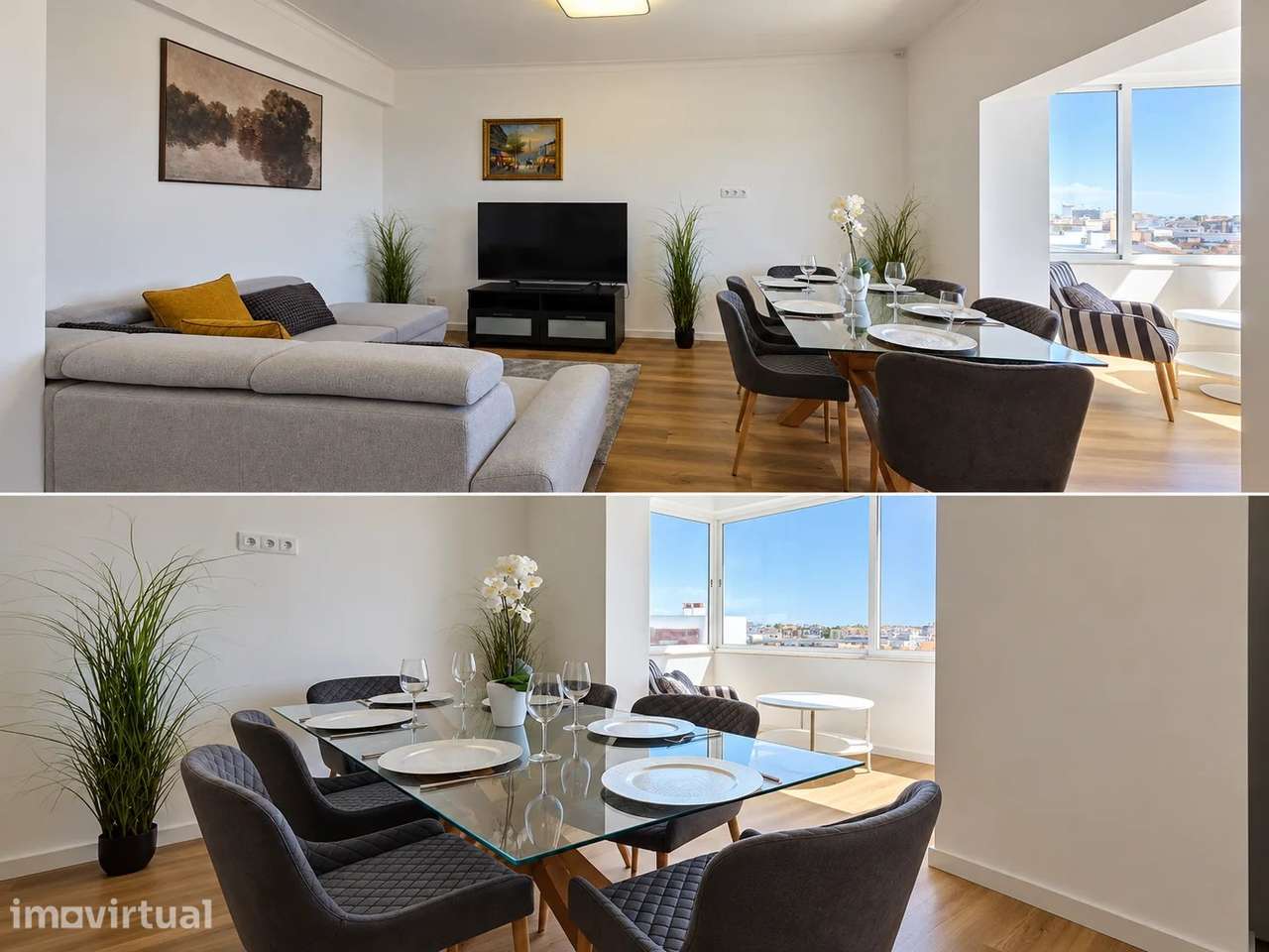 Apartamento T3 no Centro de Olhão | 5.º Andar com Elevador e Vista Des - Grande imagem: 5/20