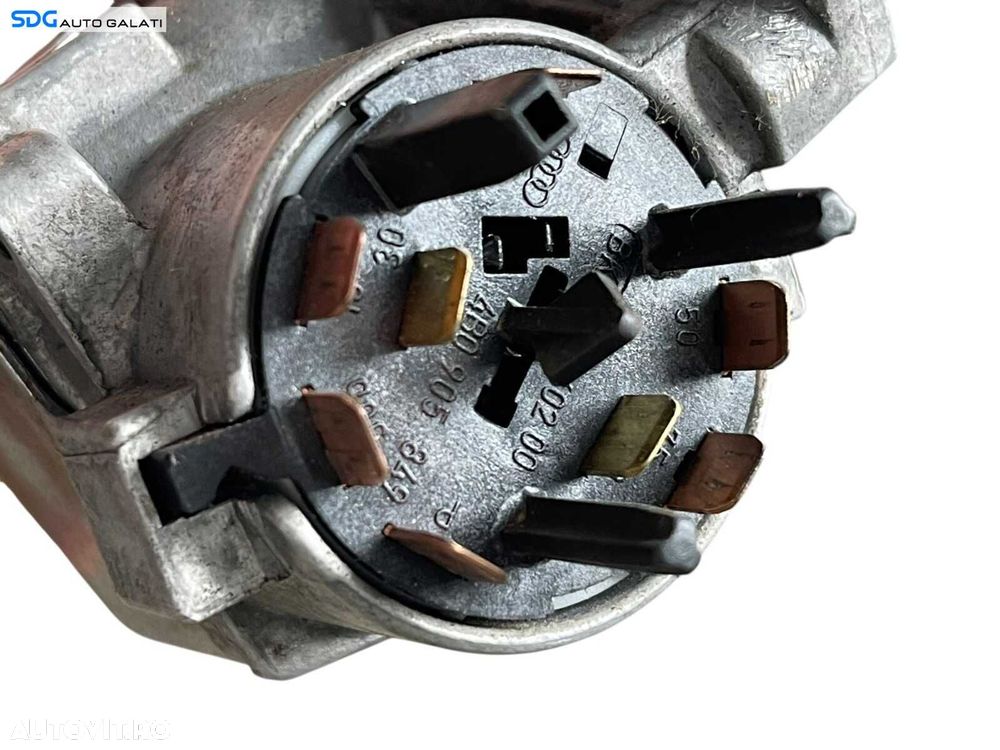 Butuc Contact Pornire Motor cu Lama Cheie Skoda Fabia 2 2007 - 2015 Cod 4B0905849 4B0905851G 4B0905851N 4B0905851Q [B4222] - 4