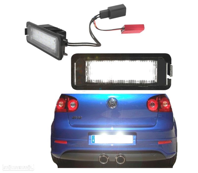 LUZ DE MATRICULA LED PARA VOLKSWAGEN VW GOLF V 2005-2008 - 1
