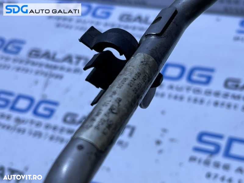 Teava Conducta Ulei Turbo Turbina Turbosuflanta Land Rover Discovery 3.0 D 2009 - Prezent Cod 9H2Q-6K621-DB - 4