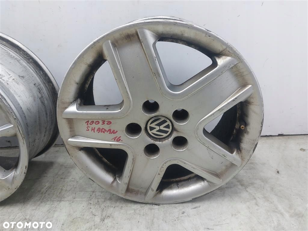 Alufelgi FELGI ALUMINIOWE VW Sharan I FL 7X16 5X110 KPL 4 SZT ORYGINAŁ - 12