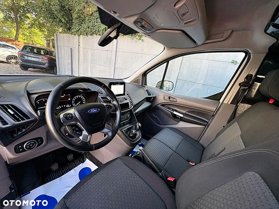 Ford Transit Connect 3 osoby LONG MAXI Klima Navi Kamera Czujniki parkowania GrzSzyba Bluetooth Apple Car Play Android Auto Bagażnik dachowy Hak Nowy rozrząd i oleje Gotowy do jazdy Pełny 2019 rok - 18