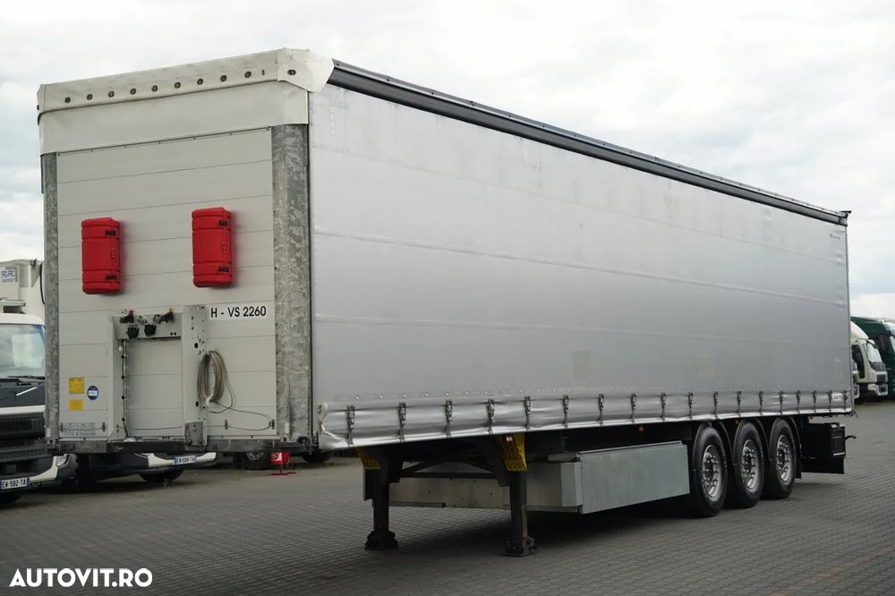 Schmitz Cargobull CORTINĂ / STANDARD / COȘ PENTRU PALEȚI / AXĂ RIDICATĂ / - 3