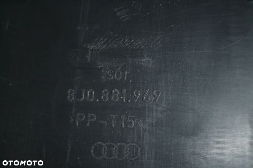 AUDI TT 8J PLECY OSŁONA OPARCIA FOTELA PRZEDNIEGO Z SIATKĄ 8J0881969 - 4