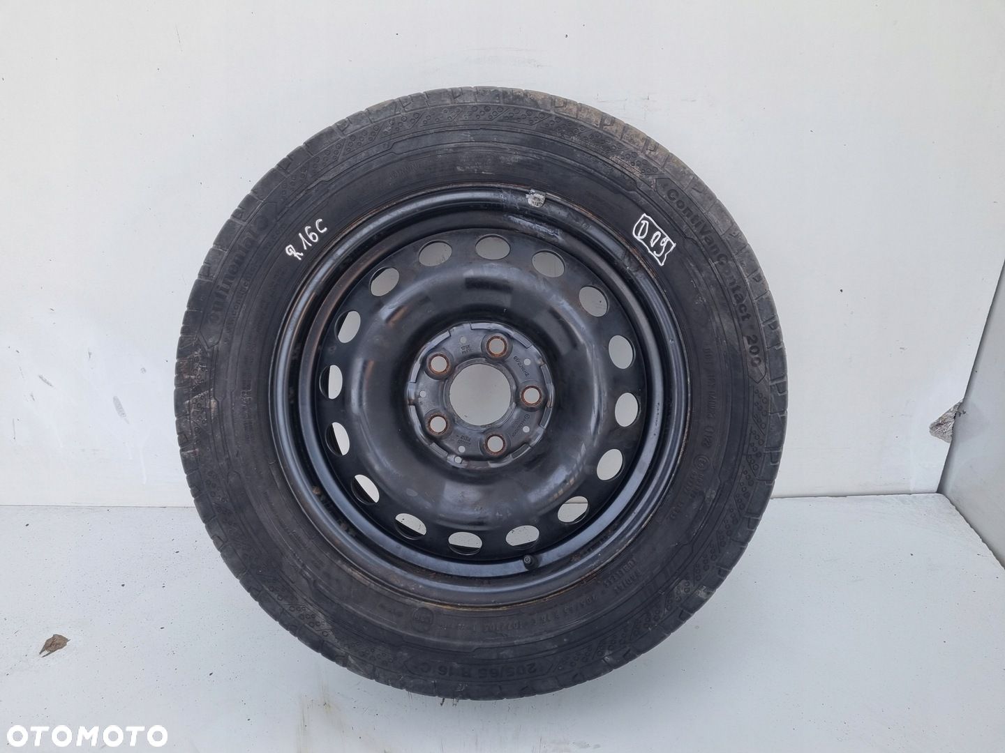 Mercedes Vito KOŁO ZAPASOWE Zapas felga 205/65 R16C 5x112 ET52 A4474010101 - 1