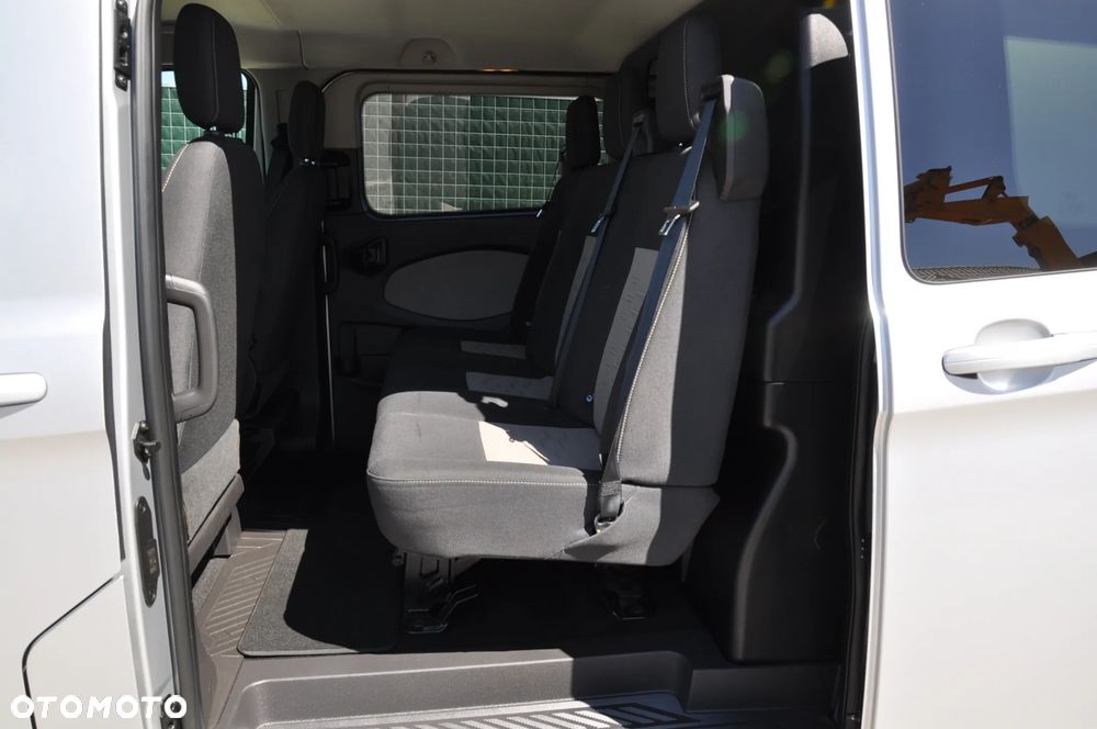 Ford TRANSIT CUSTOM 170 KM M6 Limited DCiV 290 L2 5 osobowy Brygadowy Krajowy I Właściciel Serwisowany Drzwi przesuwne z dwóch stron - 14