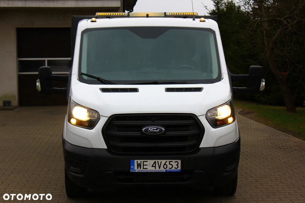 Ford TRANSIT BRYGADÓWKA 2.0 TDCI 130KM 7 OSÓB PAKA PLANDEKA OŚWIETLENIE ROBOCZE - 14