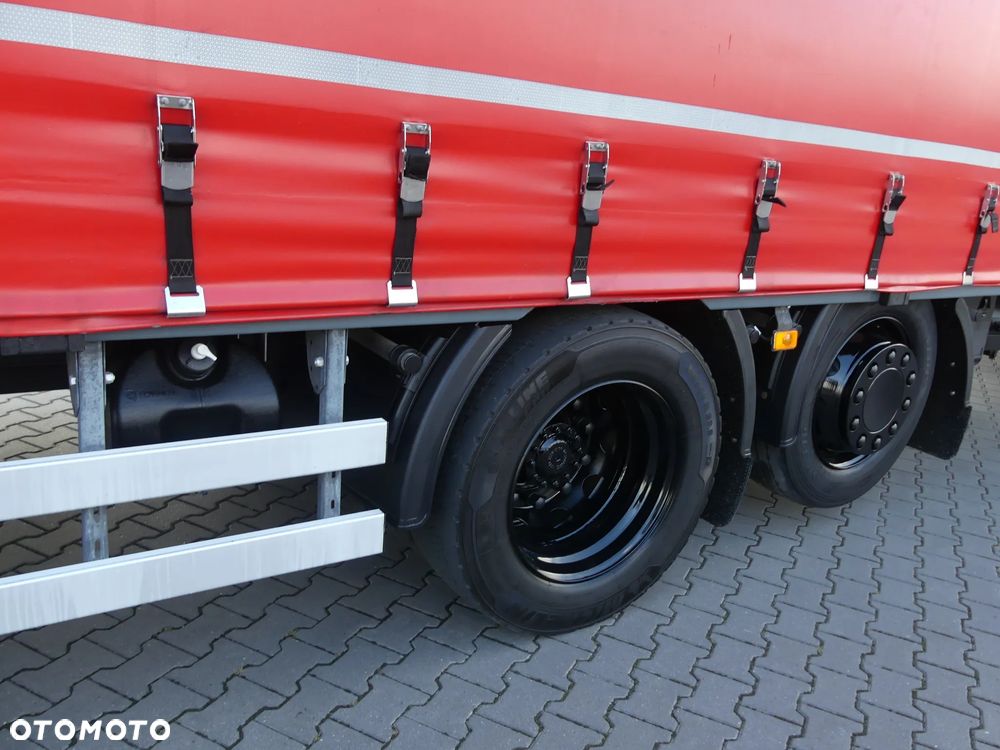 Renault T480 6x2 / ZESTAW PRZEJAZDOWY / FIRANKA / SUPER STAN / - 19