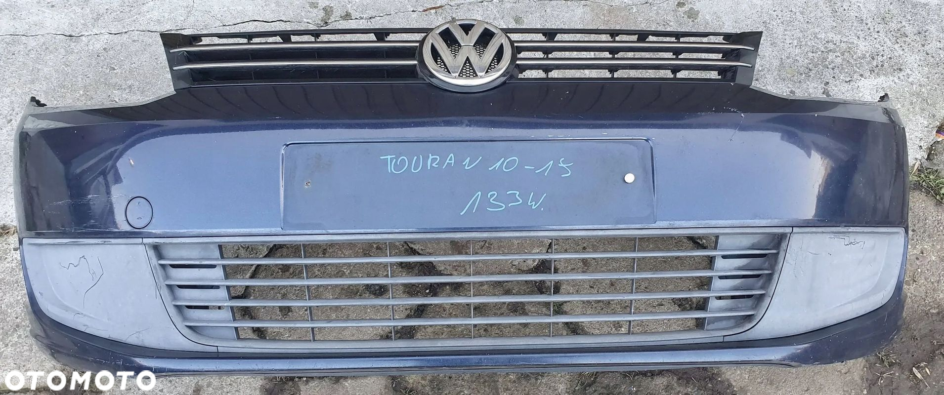 Volkswagen Touran 1 I 1T0 lift 10-15 Caddy 2k zderzak przedni przód $ - 2