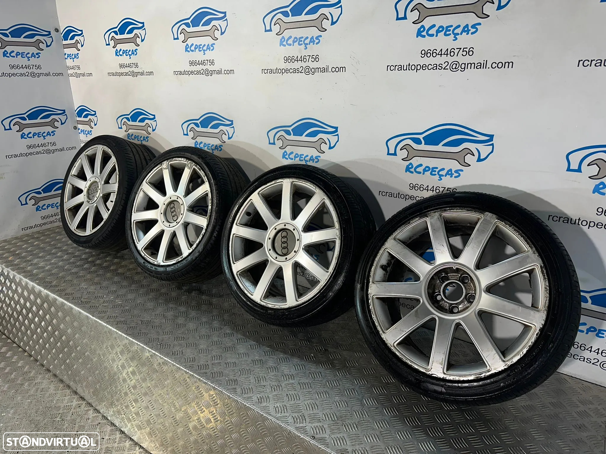 Conjunto Jantes 18 Originais Audi TT Sline Lemans Series ET33 8J 5x100 8N0601025S - 4