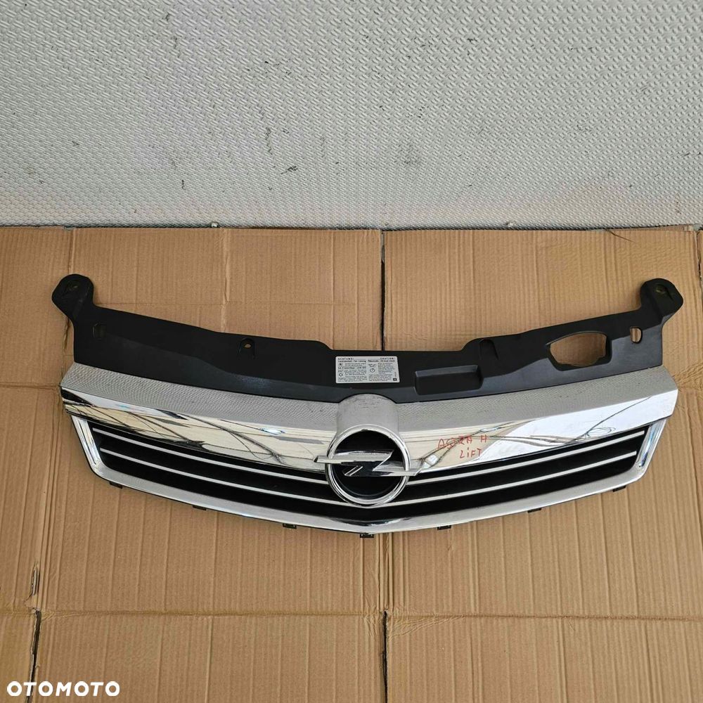 opel astra 3 h lift atrapa grill chrom zderzaka przód - 6