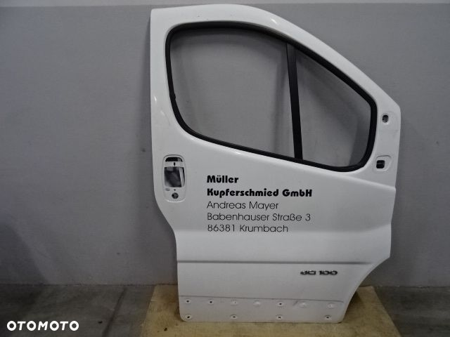 DRZWI PRAWY PRZÓD PRAWE PRZEDNIE  RENAULT TRAFIC II 01-06 LAK:OD31 NR413 - 1