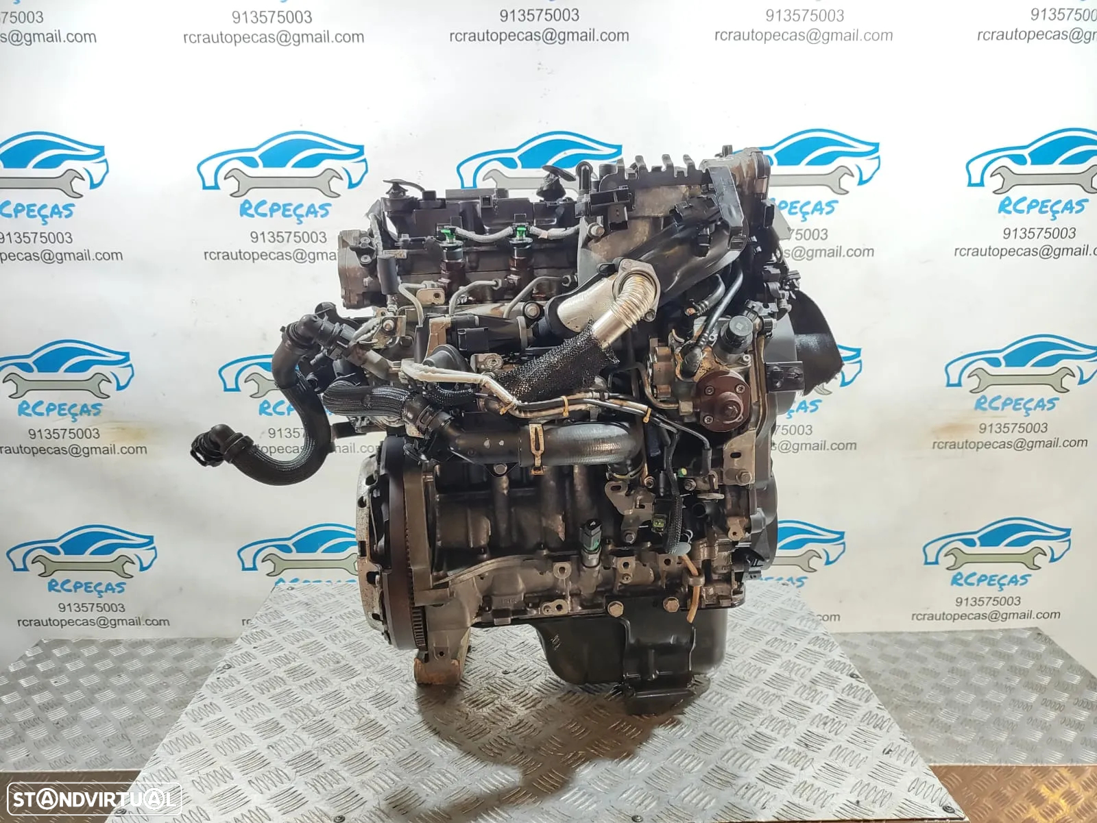 MOTOR COMPLETO PEUGEOT CITROEN 1.6 HDI 8V 92CV 9H06 9H0 10JBEJ - 2
