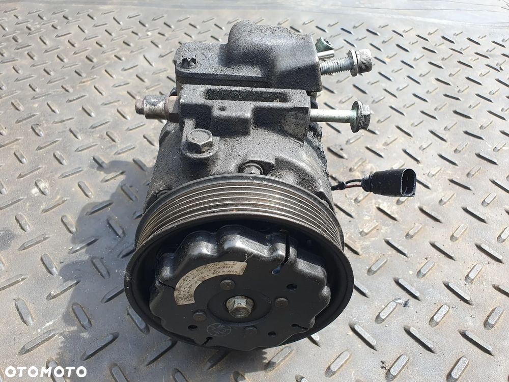 KOMPRESOR SPRĘŻARKA KLIMATYZACJI 6Q0820803D VW AUDI DENSO ORYGINAŁ GOLF BORA LUPO POLO FOX A2 IB - 1