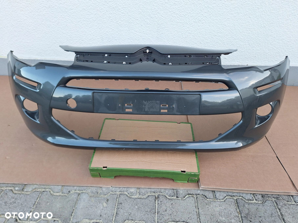 CITROEN C3 II LIFT 13-16 ZDERZAK PRZÓD PRZEDNI SZARY MET. ORYGINAŁ 9803500777 WYSYŁKA 24H