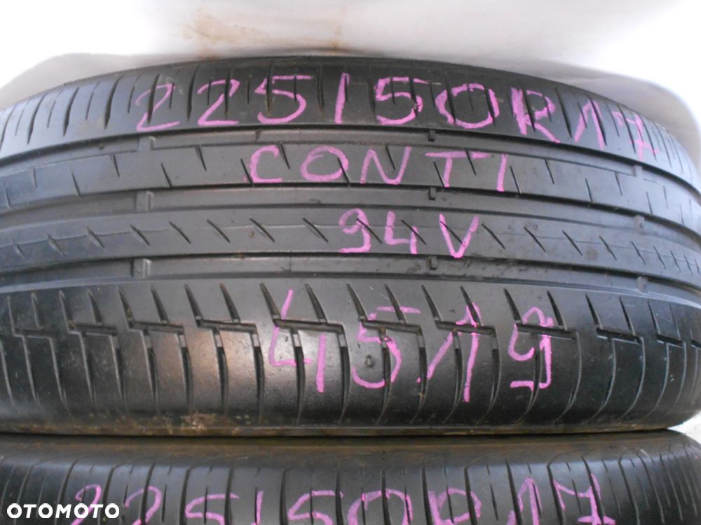 OPONY 225/50R17 CONTINENTAL PREMIUM CONTACT 6 DOT 4619 6.8MM - 2
