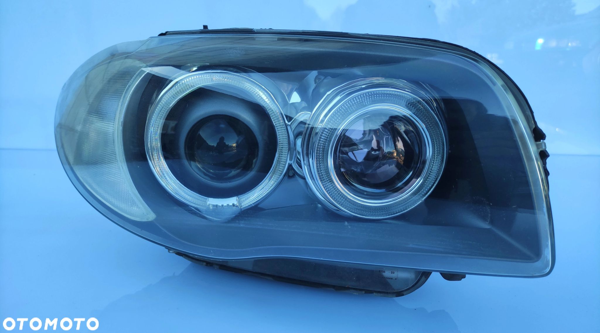 LAMPA PRAWY PRZÓD PRZEDNIA SZARA BMW E81 E82 E87 E88 XENON NIE SKRĘTNY EUROPA - 1