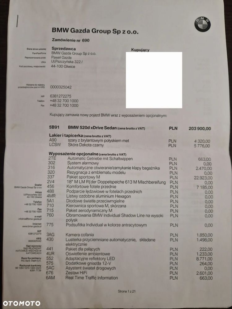 BMW Seria 5 520d xDrive - 15