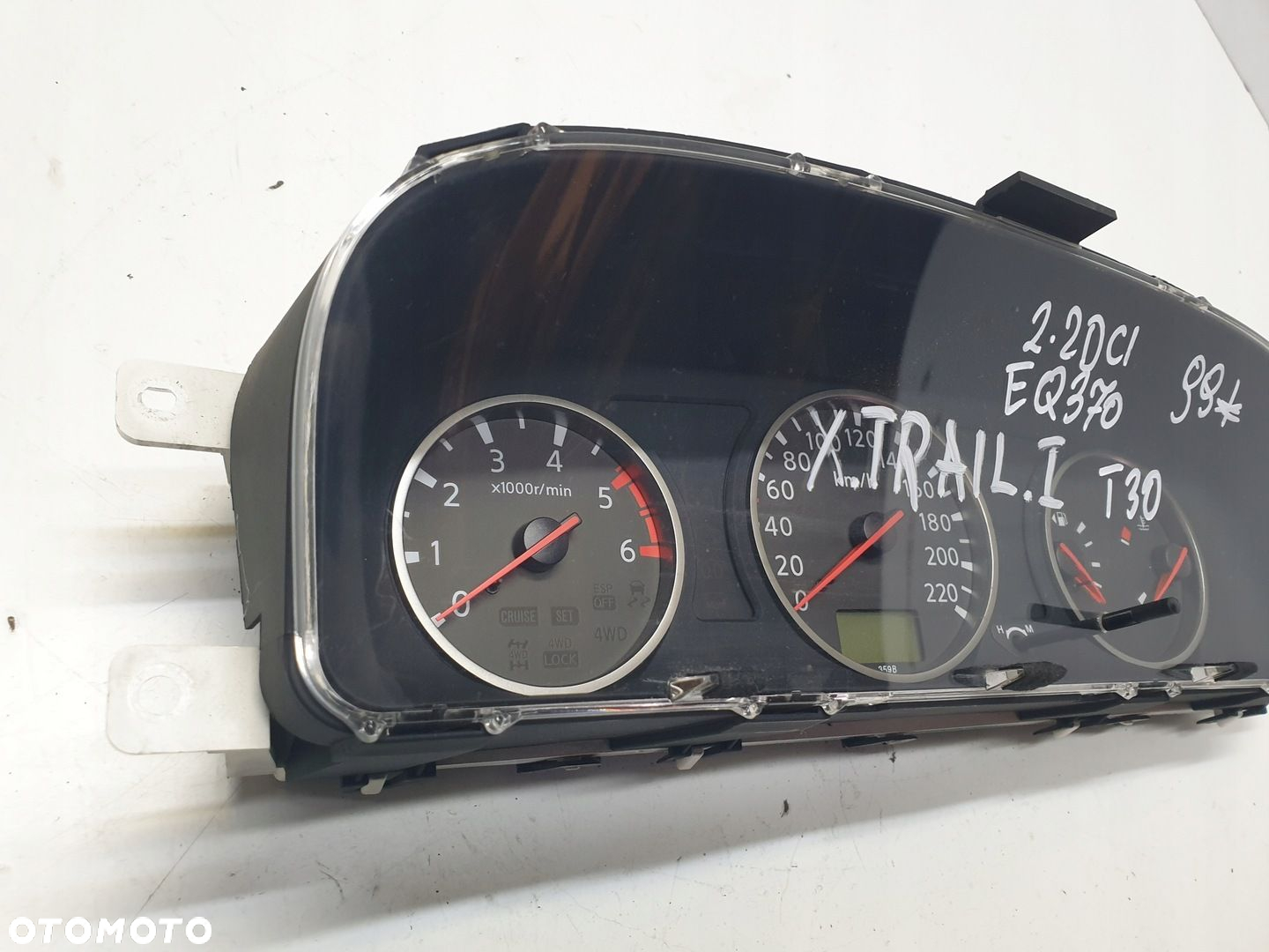 LICZNIK ZEGARY NISSAN X-TRAIL T30 2.2 DCI EQ370 - 3