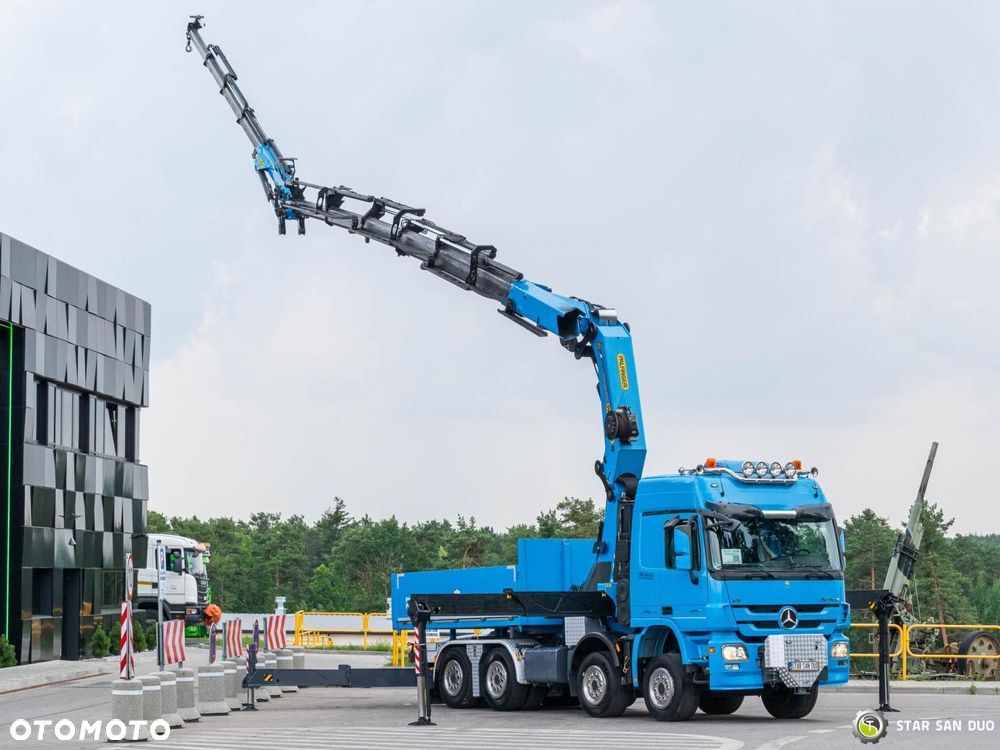 Mercedes-Benz ACTROS 4155 8x4 Palfinger PK 78002 SH HDS Fly Jib Wciągarka Siodło - 9